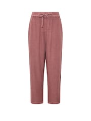 M&Co Red Acid Wash Cullotte Trousers - Image 5 of 5