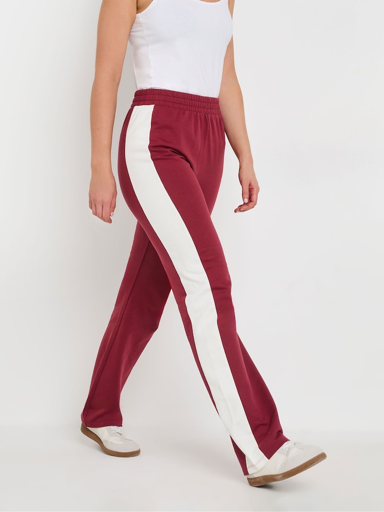 Rojo - Long Tall Sally 100% Cotton Side Panel Joggers - Imagen 2 de 5 Rojo - Long Tall Sally 100% Cotton Side Panel Joggers - Imagen 2 de 5