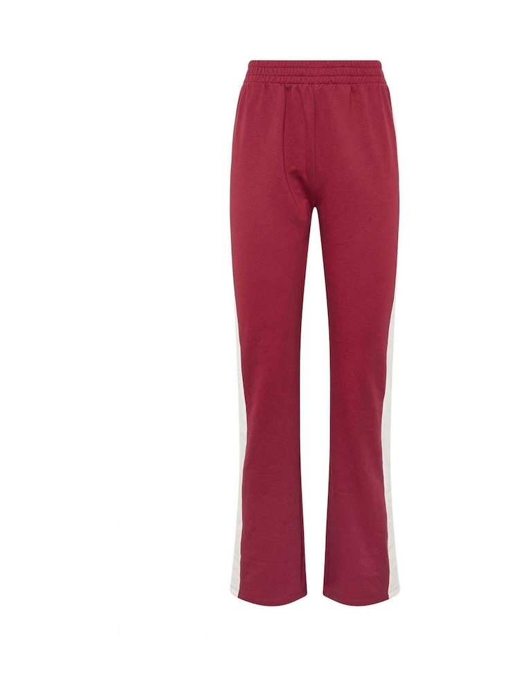 Rojo - Long Tall Sally 100% Cotton Side Panel Joggers - Imagen 5 de 5 Rojo - Long Tall Sally 100% Cotton Side Panel Joggers - Imagen 5 de 5