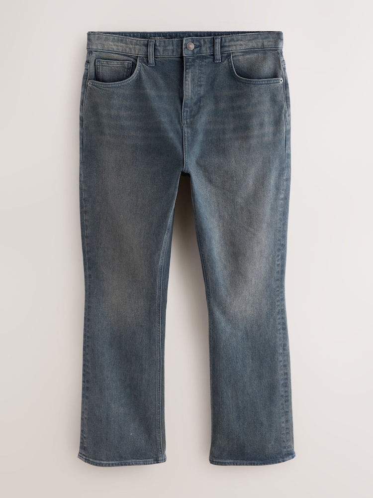 Grey Tint Bootcut Vintage Wash Denim Jeans - Image 1 of 5