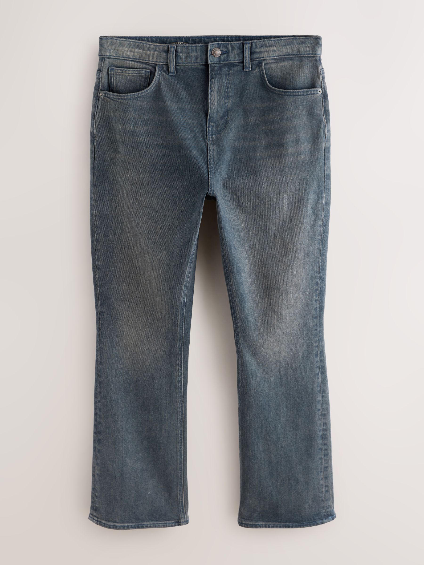 Buy Grey Tint Bootcut Vintage Wash Denim Jeans from Next USA