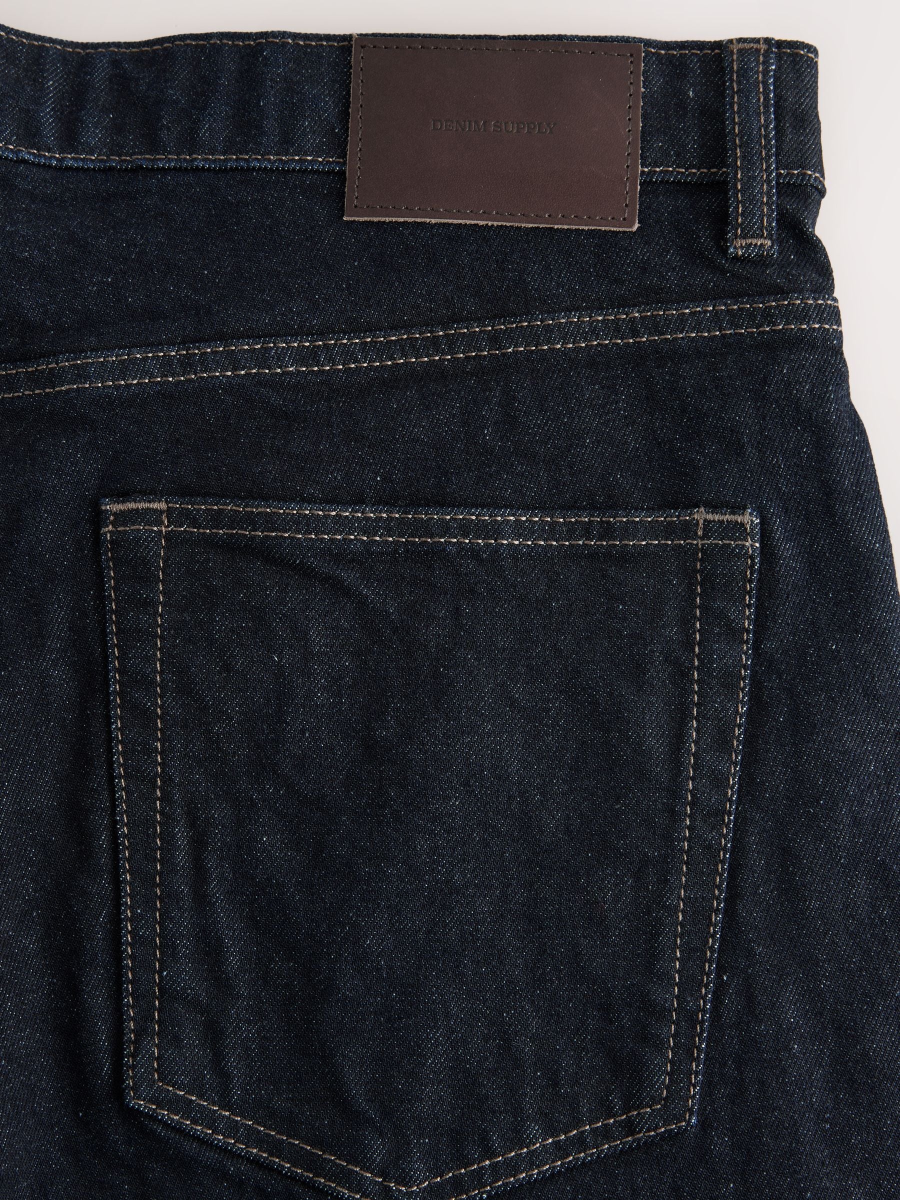 Buy Dark Indigo Rinse Relaxed Fit Vintage Wash Denim Jeans from
