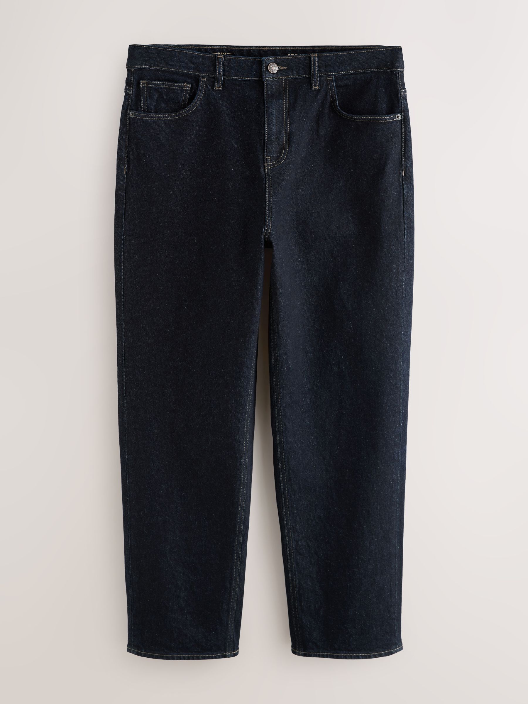 Buy Dark Indigo Rinse Relaxed Fit Vintage Wash Denim Jeans from
