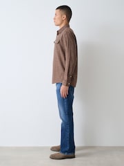 Blue Bootcut Vintage Wash Denim Jeans - Image 4 of 7