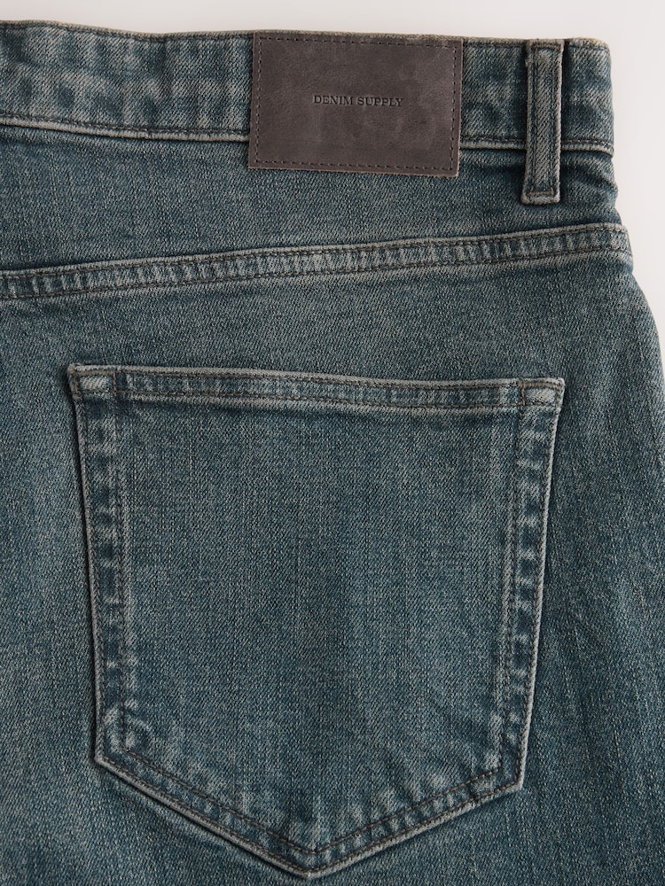 Dark Tint Bootcut Vintage Wash Denim Jeans - Image 5 of 5