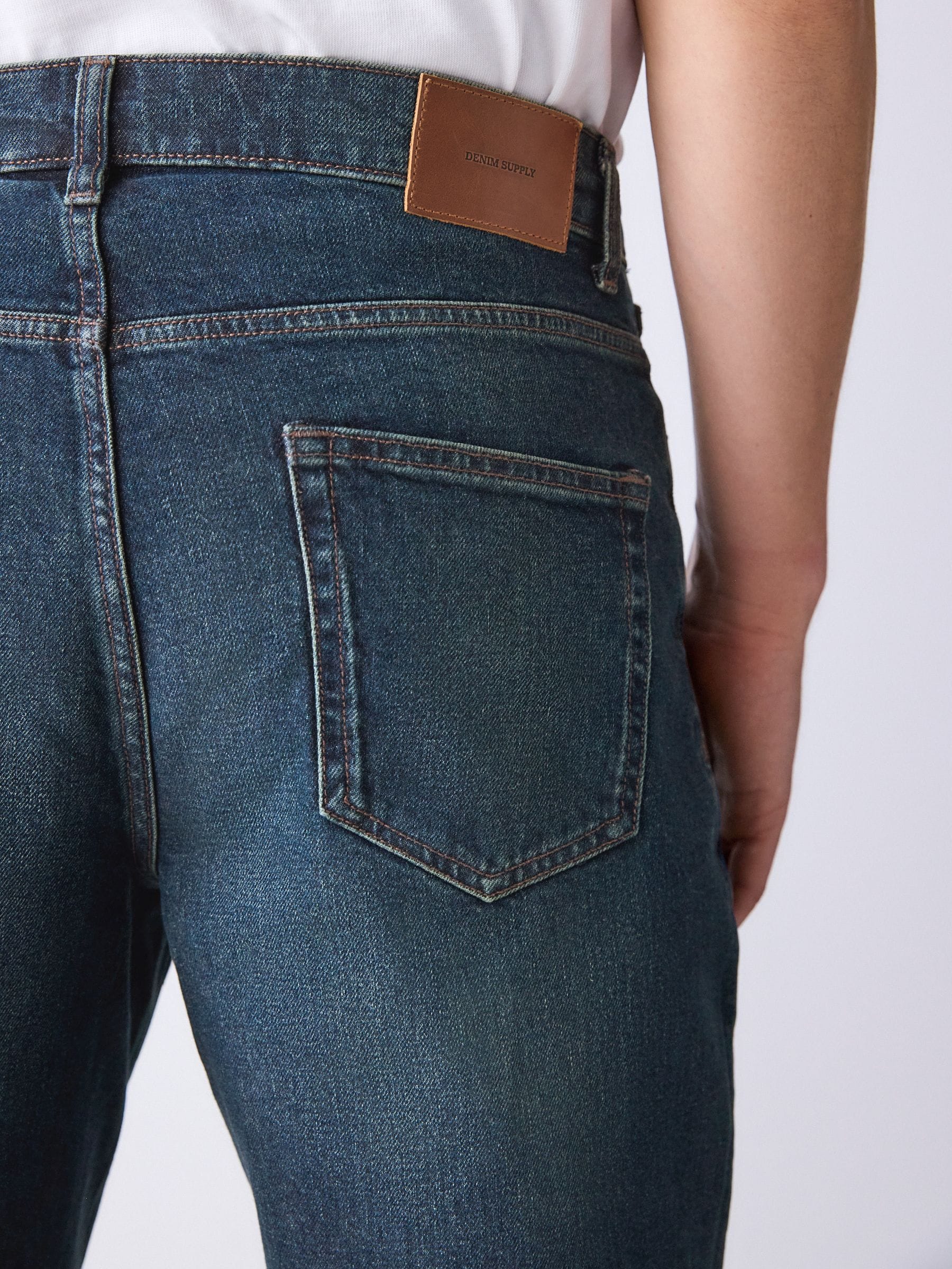 Buy Blue Dark Baggy Fit Jeans from the Next UK online shop