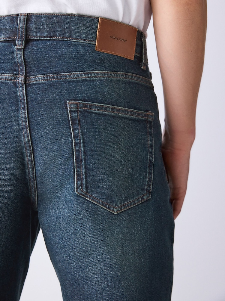 Blue Dark Baggy Fit Jeans - Image 6 of 6