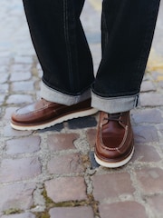Black Baggy Fit Vintage Wash Denim Jeans - Image 4 of 5