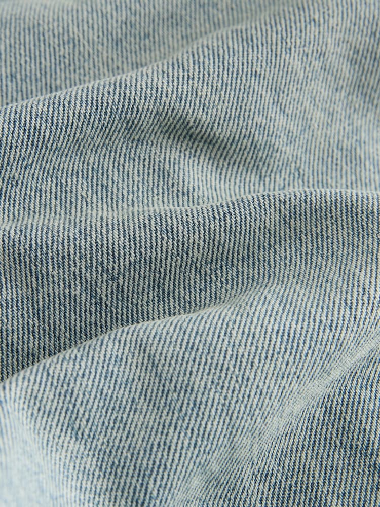 Blue Light Tint Barrel Fit Vintage Wash Denim Jeans - Image 2 of 5