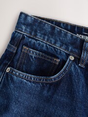 Blue Classic Vintage Relaxed Fit Vintage Wash Denim Jeans - Image 4 of 5