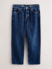 Blue Classic Vintage Relaxed Fit Vintage Wash Denim Jeans - Image 7 of 11