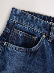 Blue Classic Vintage Relaxed Fit Vintage Wash Denim Jeans - Image 9 of 11