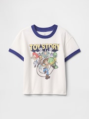 Gap White Disney Toy Story Short Sleeve Logo T-Shirt (6mths-5yrs) - Image 1 of 2