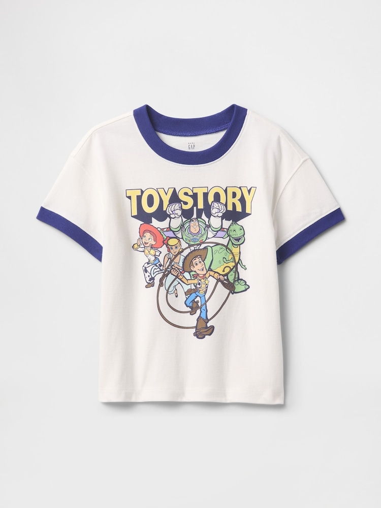 Gap White Disney Toy Story Short Sleeve Logo T-Shirt (6mths-5yrs) - Image 1 of 2