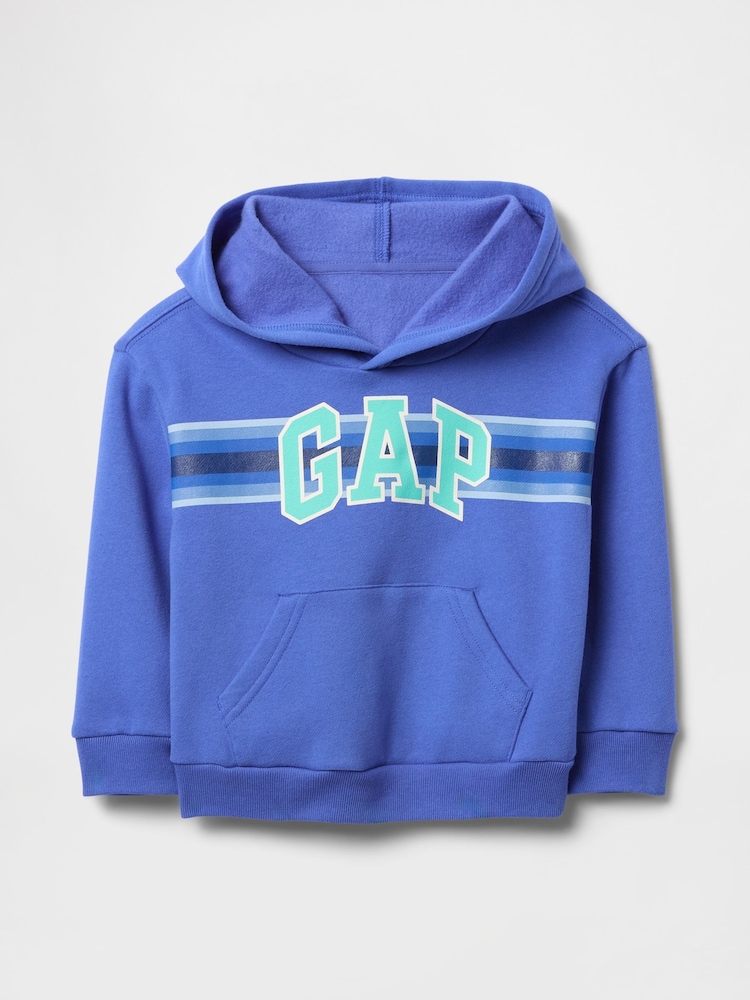 Gap Blue Pullover Logo Zip Up Hoodie (6mths-5yrs) - Image 1 of 3