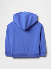 Gap Blue Pullover Logo Zip Up Hoodie (6mths-5yrs) - Image 2 of 3
