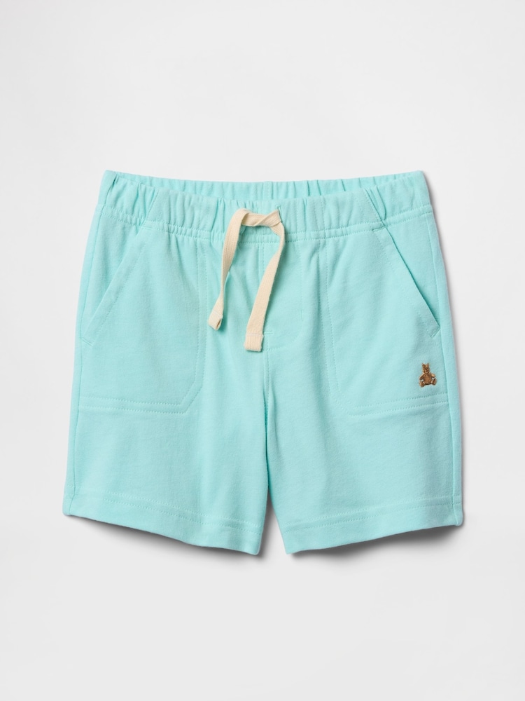Gap Light Blue Cotton Pull On Shorts (6mths-5yrs) - Image 1 of 1 Gap Light Blue Cotton Pull On Shorts (6mths-5yrs) - Image 1 of 1