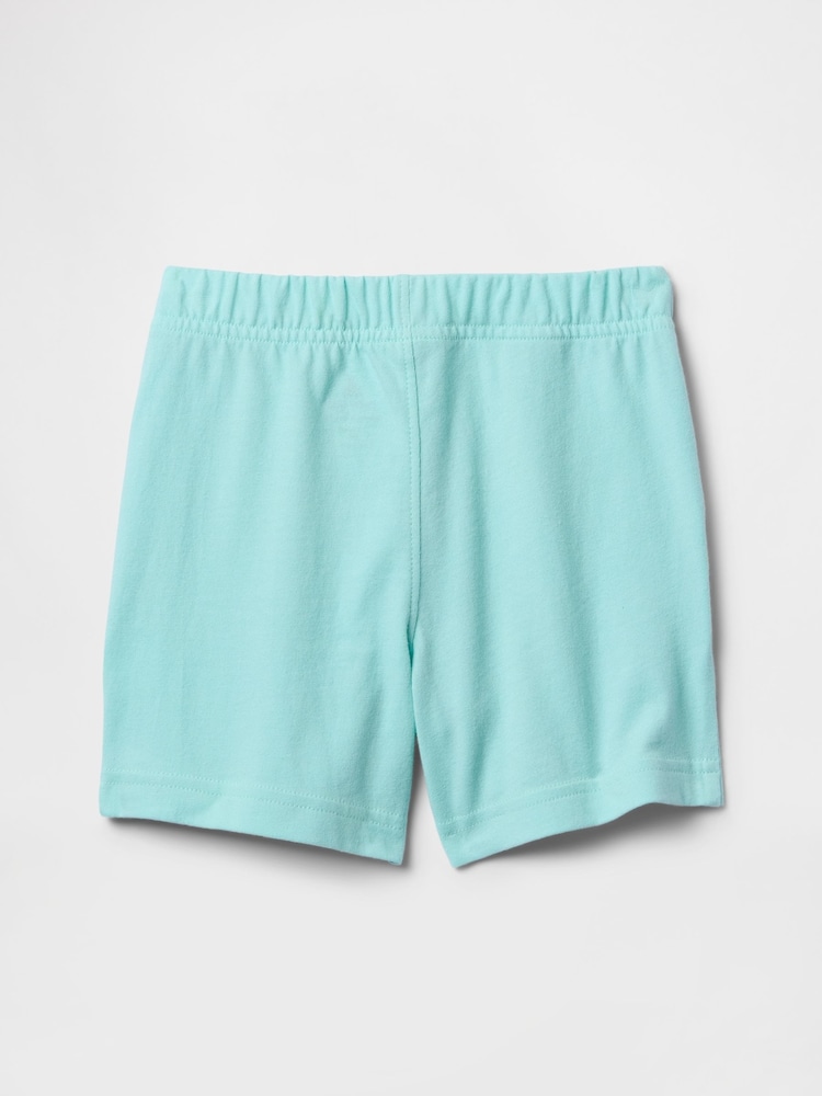 Gap Light Blue Cotton Pull On Shorts (6mths-5yrs) - Image 2 of 2 Gap Light Blue Cotton Pull On Shorts (6mths-5yrs) - Image 2 of 2
