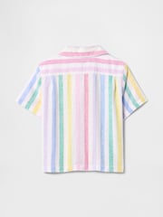 Gap Multi Stripe Linen-Cotton Cabana Shirt (6mths-5yrs) - Image 2 of 2