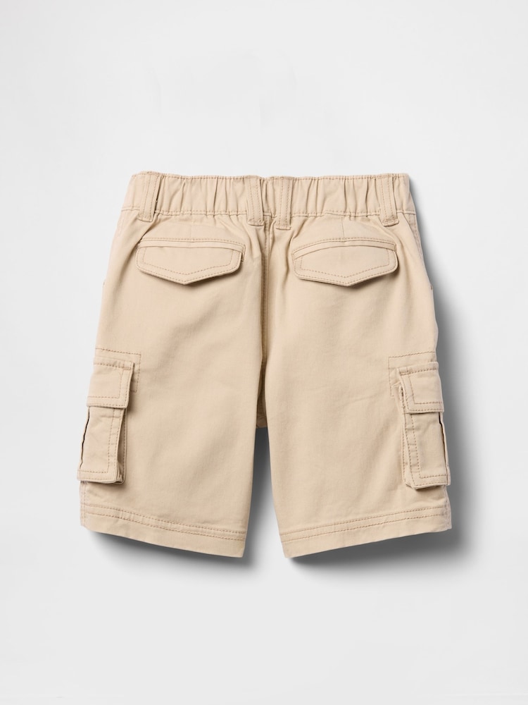 Gap Beige Pull On Cargo Shorts (6mths-5yrs) - Image 3 of 4