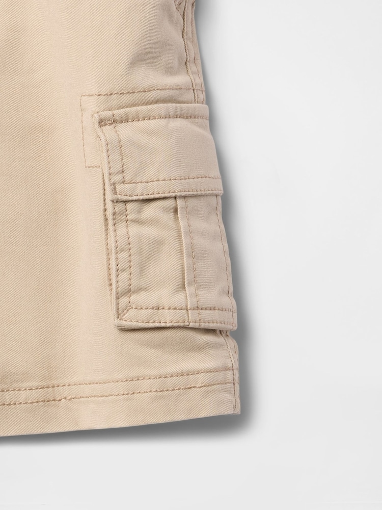 Gap Beige Pull On Cargo Shorts (6mths-5yrs) - Image 4 of 4