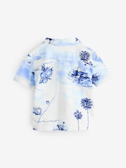 Gap Blue Linen-Cotton Cabana Shirt (6mths-5yrs) - Image 3 of 5