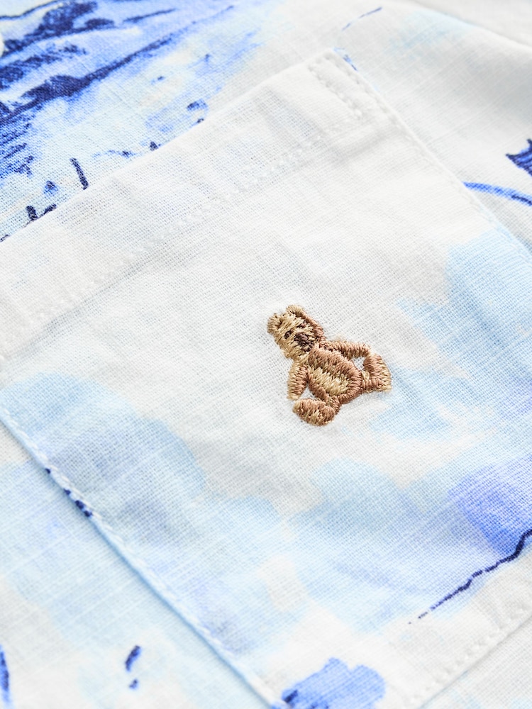 Gap Blue Linen-Cotton Cabana Shirt (6mths-5yrs) - Image 5 of 5