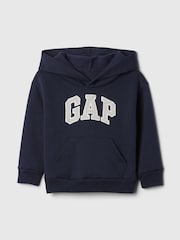 Azul marino - Sudadera con capucha, cremallera y logo de Gap (6meses-5años) - Imagen 1 de 3
