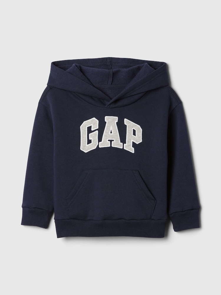 Azul marino - Sudadera con capucha, cremallera y logo de Gap (6meses-5años) - Imagen 1 de 3