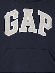 Azul marino - Sudadera con capucha, cremallera y logo de Gap (6meses-5años) - Imagen 3 de 3