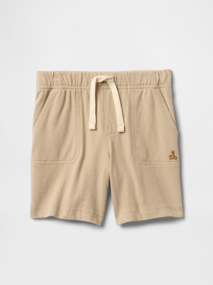 Gap Beige Cotton Pull On Shorts (6mths-5yrs) - Image 1 of 2 Gap Beige Cotton Pull On Shorts (6mths-5yrs) - Image 1 of 2