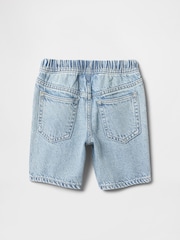 Gap Blue UltraSoft Denim Pull On Shorts (6mths-5yrs) - Image 2 of 2