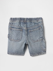 Gap Blue UltraSoft Pull On Carpenter Shorts (6mths-5yrs) - Image 2 of 3