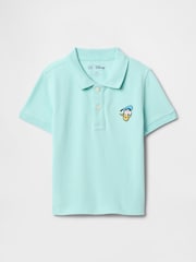 Gap Blue Donald Duck Disney Pique Polo T-Shirt (6mths-5yrs) - Image 1 of 3