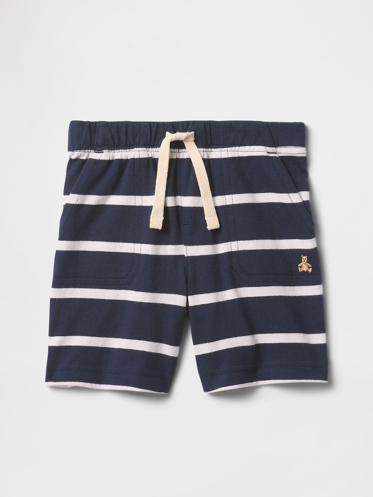 Marineblau/Blau gestreift - Gap Baumwoll-Shorts zum Hineinschlüpfen (6Monate-5Jahre) - Bild 1 von 2