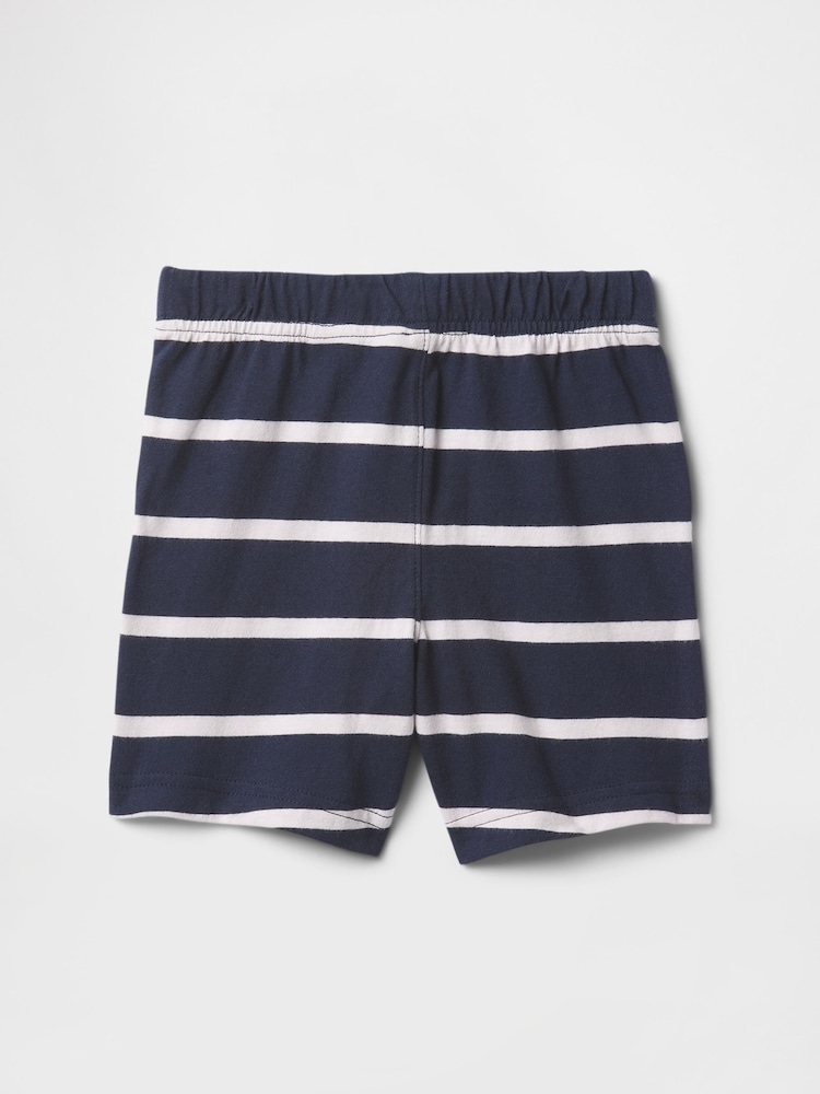 Marineblau/Blau gestreift - Gap Baumwoll-Shorts zum Hineinschlüpfen (6Monate-5Jahre) - Bild 2 von 2