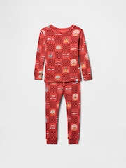 Gap Red Lightning McQueen Disney Cars Cotton Long Pyjamas (6mths-5yrs) - Image 1 of 2