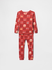 Gap Red Lightning McQueen Disney Cars Cotton Long Pyjamas (6mths-5yrs) - Image 2 of 2