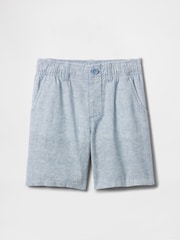 Gap Blue Linen-Cotton Shorts (6mths-5yrs) - Image 2 of 2