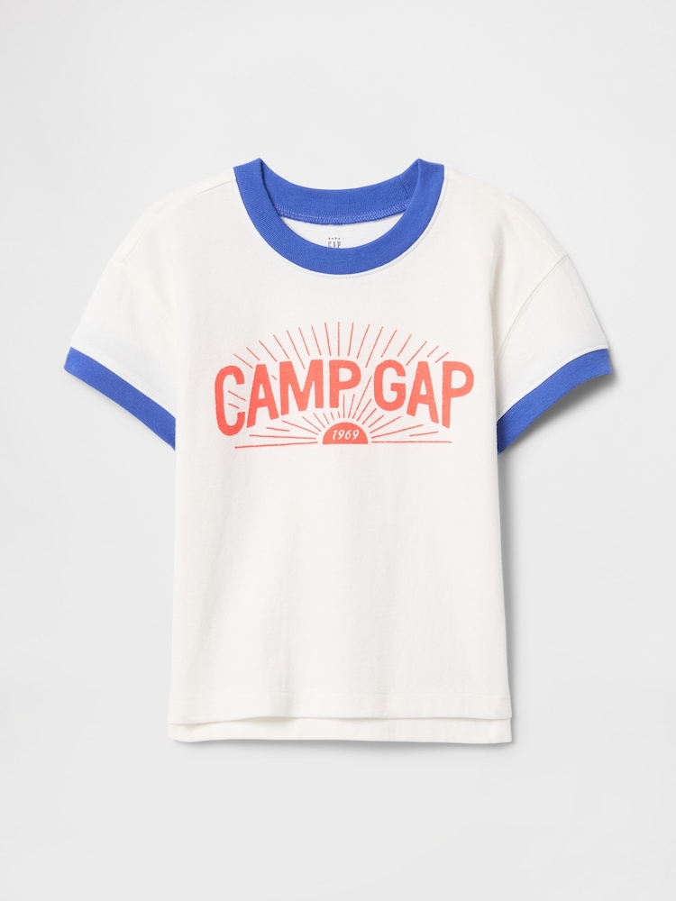 Gap White Cotton Short Sleeve T-Shirt (6mths-5yrs) - Image 1 of 2