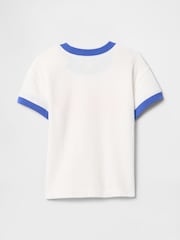 Gap White Cotton Short Sleeve T-Shirt (6mths-5yrs) - Image 2 of 2