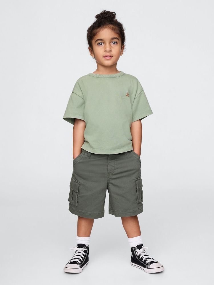 Gap Green Pull On Cargo Shorts (6mths-5yrs) - Image 1 of 4