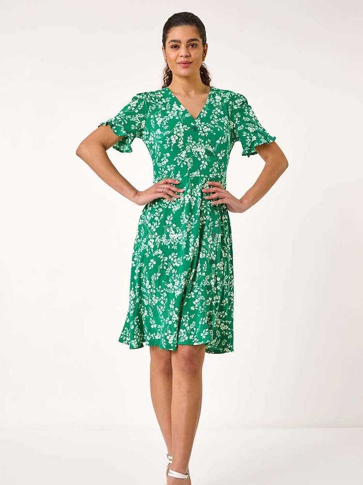 Vestido con botones laterales y estampado de florecitas de Roman - Imagen 2 de 5 Vestido con botones laterales y estampado de florecitas de Roman - Imagen 2 de 5