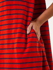 Roman Red Stripe Stretch T-Shirt Dress - Image 5 of 5