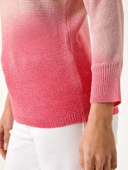Roman Pink Ombre Shimmer Knit Jumper - Image 5 of 5