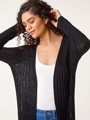 Roman Longline Lightweight Knit Cardigan - Bild 1 von 5