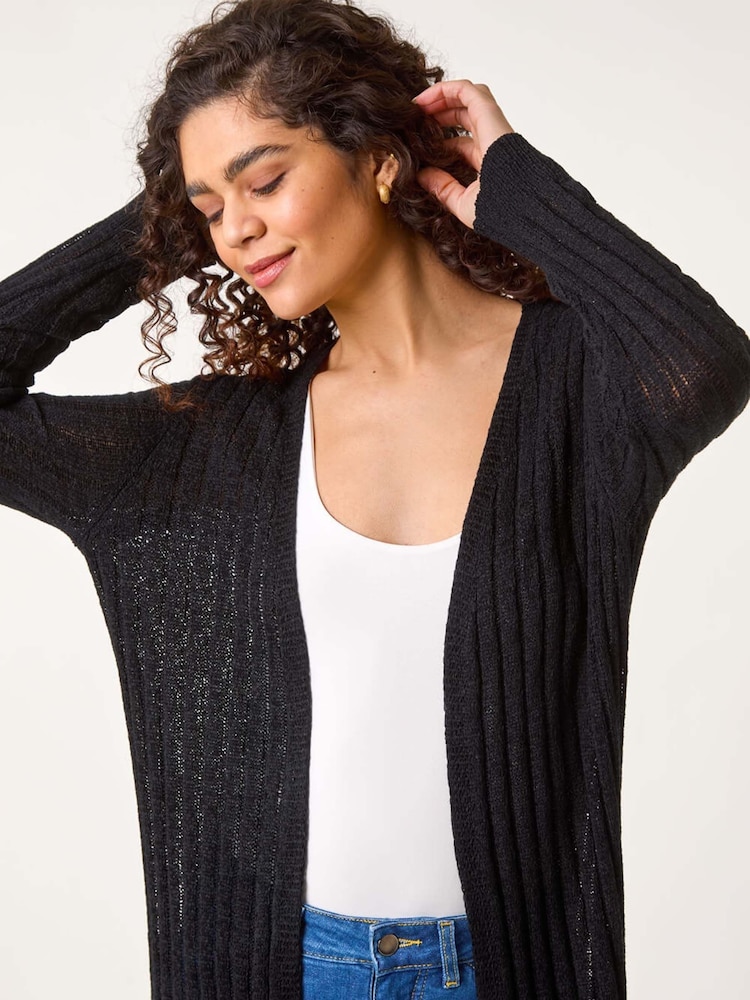Roman Longline Lightweight Knit Cardigan - Bild 1 von 5