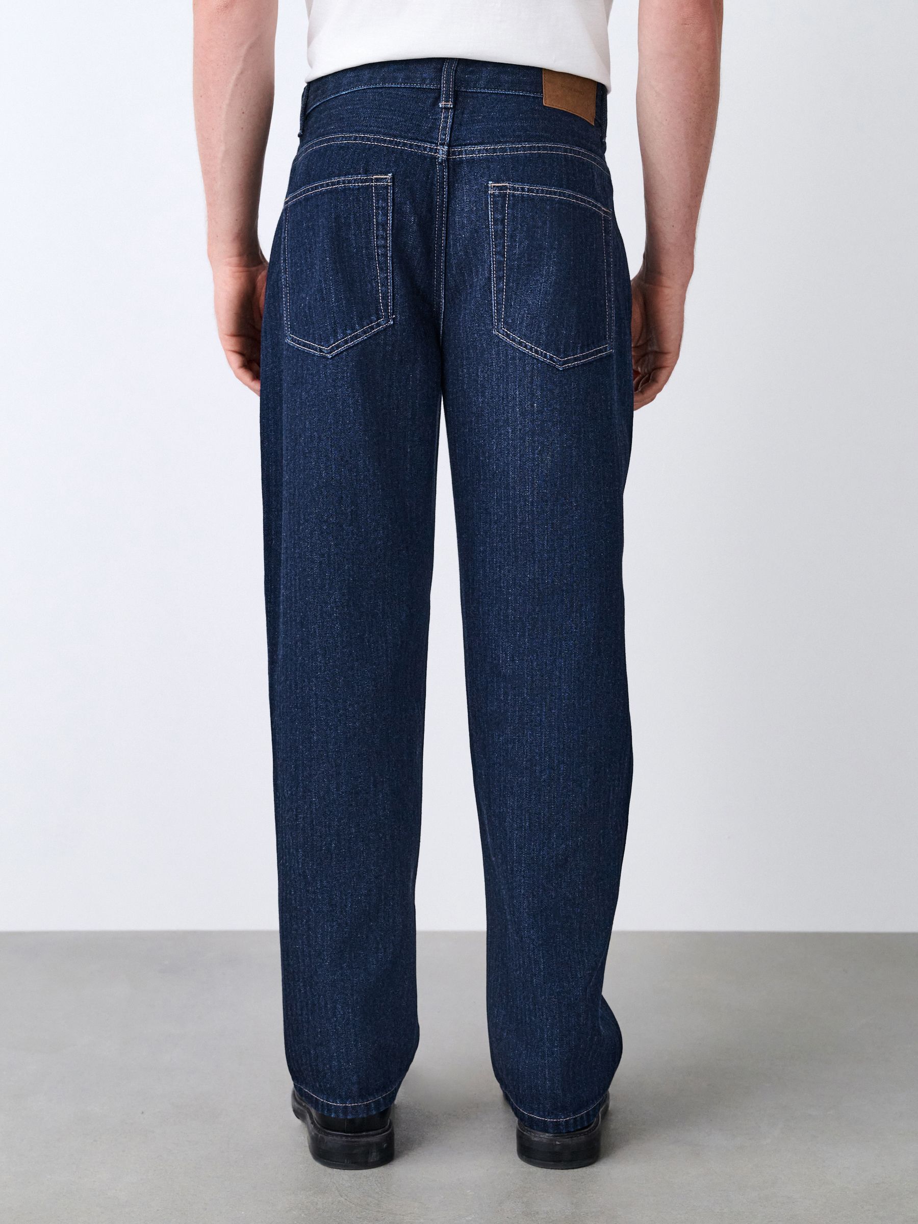 Buy Indigo Blue Textured Denim Jeans from the Next UK online shop