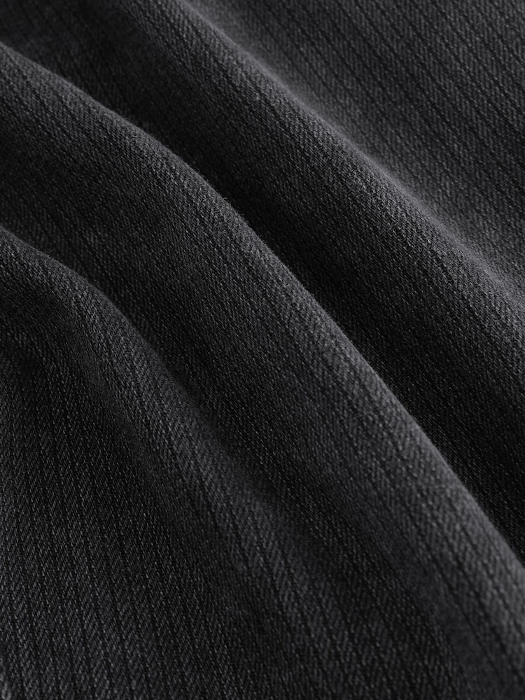 Black Regular Fit Textured Denim Jeans - Image 11 of 11 Black Regular Fit Textured Denim Jeans - Image 11 of 11