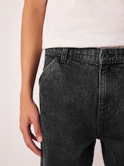 Black Relaxed Fit Denim Jeans - Image 6 of 12